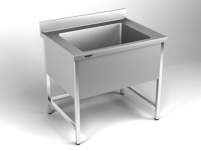 Modèle APMD - Table pour dessalage de morue en AISI-316 (acier marin)